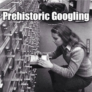 Libraries: prehistoric googling.