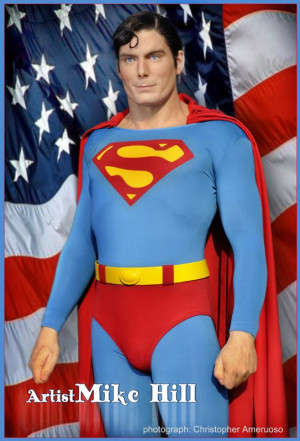 Superman Chrisreev, Superman Sculpture