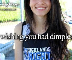 Tagged with quotes dimples cute