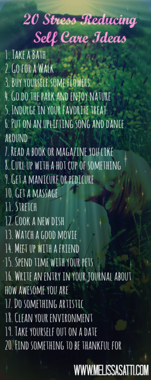 Here are 20 ways to reduce anxiety and stress. Take some time for ...