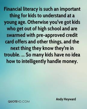 Quotes About Financial Literacy