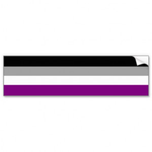 Asexual Pride Flag Bumper...