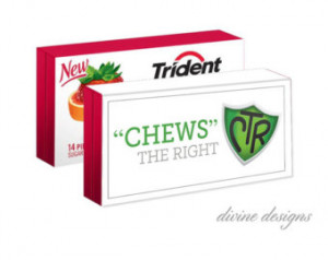 LDS Primary Gift Printable - Choose the Right - CTR - Gum Wrapper ...