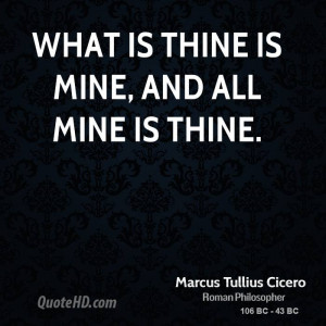 what 39 s mine is mine quotes