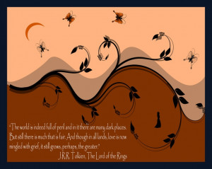 Tolkien Quote Wall Decor, Inspirational Tolkien Print