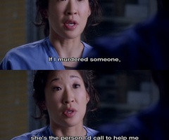 seriously cristina yang referring to 39 her person 39 meredith grey