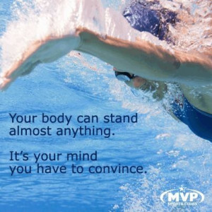 swimming and sports quote