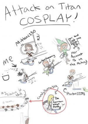 Attack on Titan Cosplay Drawing! by Anime-Quotes