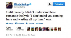 Mindy Kaling Tweets