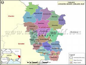 ukraine regions map