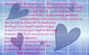 so grateful for the way you love me–