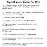 Top 10 Running Quotes For 2013 Top 10 Lame Excuses For Not Running ...