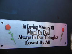 SILVER-MEMORIAL-ROSE-BENCH-PLAQUE-160X50mm-WITH-ANY-WORDING-OF-YOUR ...