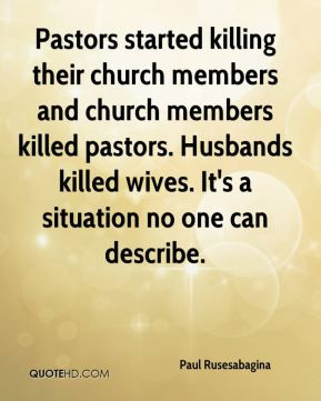 Pastors started killing their church members and church members killed ...