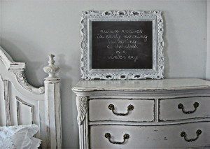 Antique Framed Chalkboard sign Shabby Chic Design Spring Quote. $199 ...
