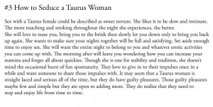 seduce a taurus woman Zodiac Heavens, Taurus 3, Totally Taurus, Taurus ...