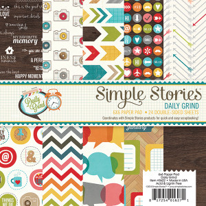 Simple Stories - Daily Grind Collection - 6 x 6 Paper Pad