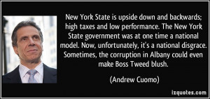 New York State is upside down and backwards; high taxes and low ...