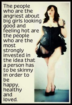 So true, my thickness makes me confident! Plus size fashion . Ladies ...