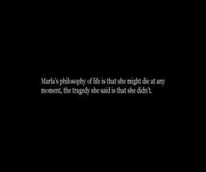 text quotes fight club marla singer quote HD Wallpaper of Music ...