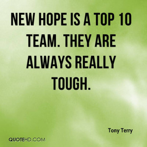 New Hope is a Top 10 team. They are always really tough.