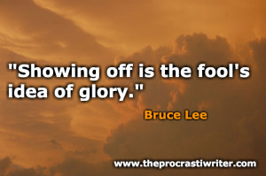 Motivation Monday: Market, Don't Show Off - The Procrastiwriter