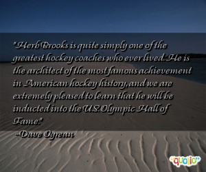 Herb Brooks is quite simply one of the greatest hockey coaches who ...