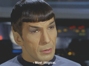 spock gif #spock #mr spock #star trek #star trek gif #love #illogical