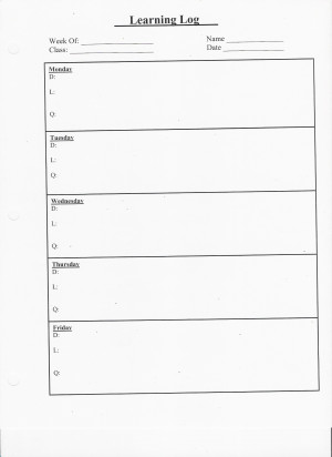 Avid Learning Log