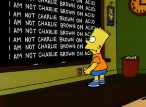 Simpson at the blackboard pics04 Funny: Bart Simpson at the blackboard ...