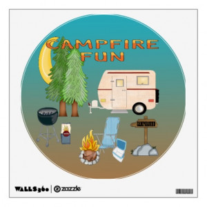 Funny Camping Wall Quotes Words Sayings Removable Lettering 7 Picture