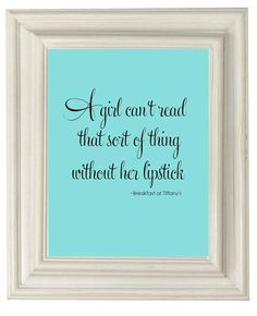 ... No. 01, Breakfast At Tiffanys Quote, Oh Golly Gee Damn, Art Print More