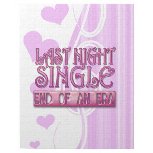 ... .comlast night single bachelorette wedding party funny jigsaw puzzle