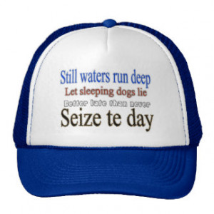 Famous Quotes Sayings Trucker Hats