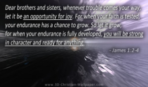 Inspiring Bible Quotes – James 1:2-4