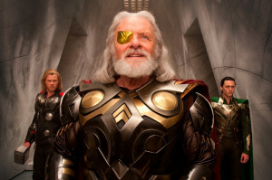Thor, Odin & Loki – as portrayed in the first Thor movie