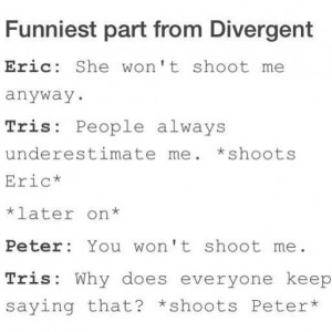 Divergent~ ~Insurgent~ ~Allegiant~ So true feel bad for tris but that ...