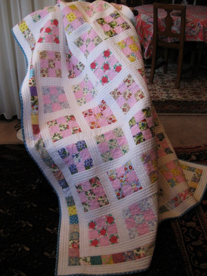 ... Quilt....hope to have a granddaughter to make one for! Girls Quilt