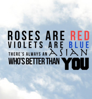 Roses are red, violets are blue…