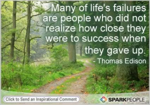 Motivational Quote by Thomas Edison