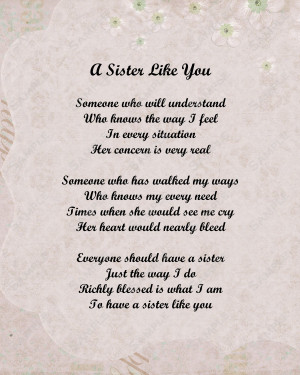 Sister Poems For Birthday Sister poem love poem digital