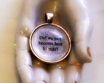 best friends step brothers quote necklace- Did we just become best ...