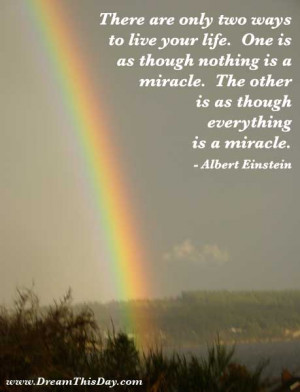 RE: Miracles - Daily Inspiration - Daily Quotes