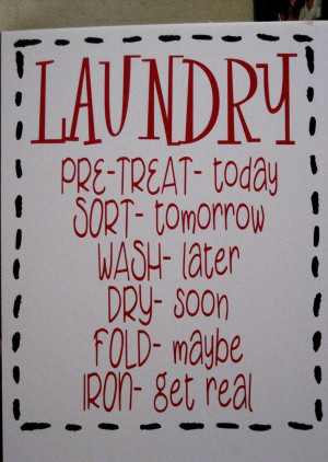Laundry Room Wall Decal- 