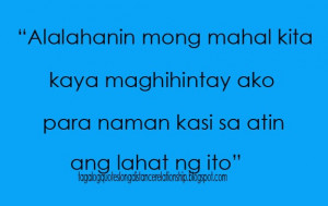 Long Distance Relationship Quotes Tagalog Tagalog quotes long distance