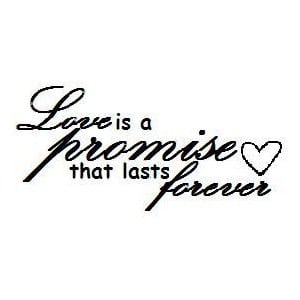 promise is ever lasting, if forgotten it will break our heart. So ...