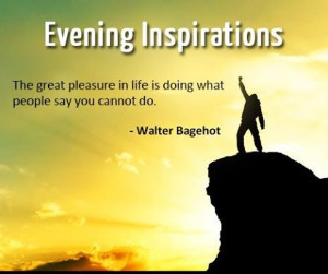 Evening inspirations...