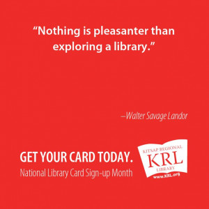 Nothing is pleasanter than exploring a library.