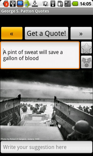 George S. Patton Quotes 1.0 screenshot 1