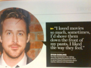 Ryan Gosling Movie Quotes